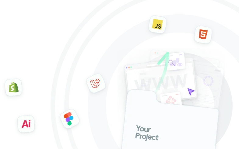 project folder illustration